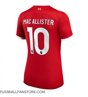 Liverpool Alexis Mac Allister #10 Replik Heimtrikot Damen 2023-24 Kurzarm